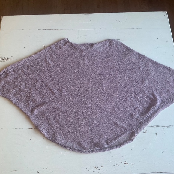 Kerisma Boat Neck Batwing Sleeve Lavender mesh layering sweater SM - Picture 6 of 7